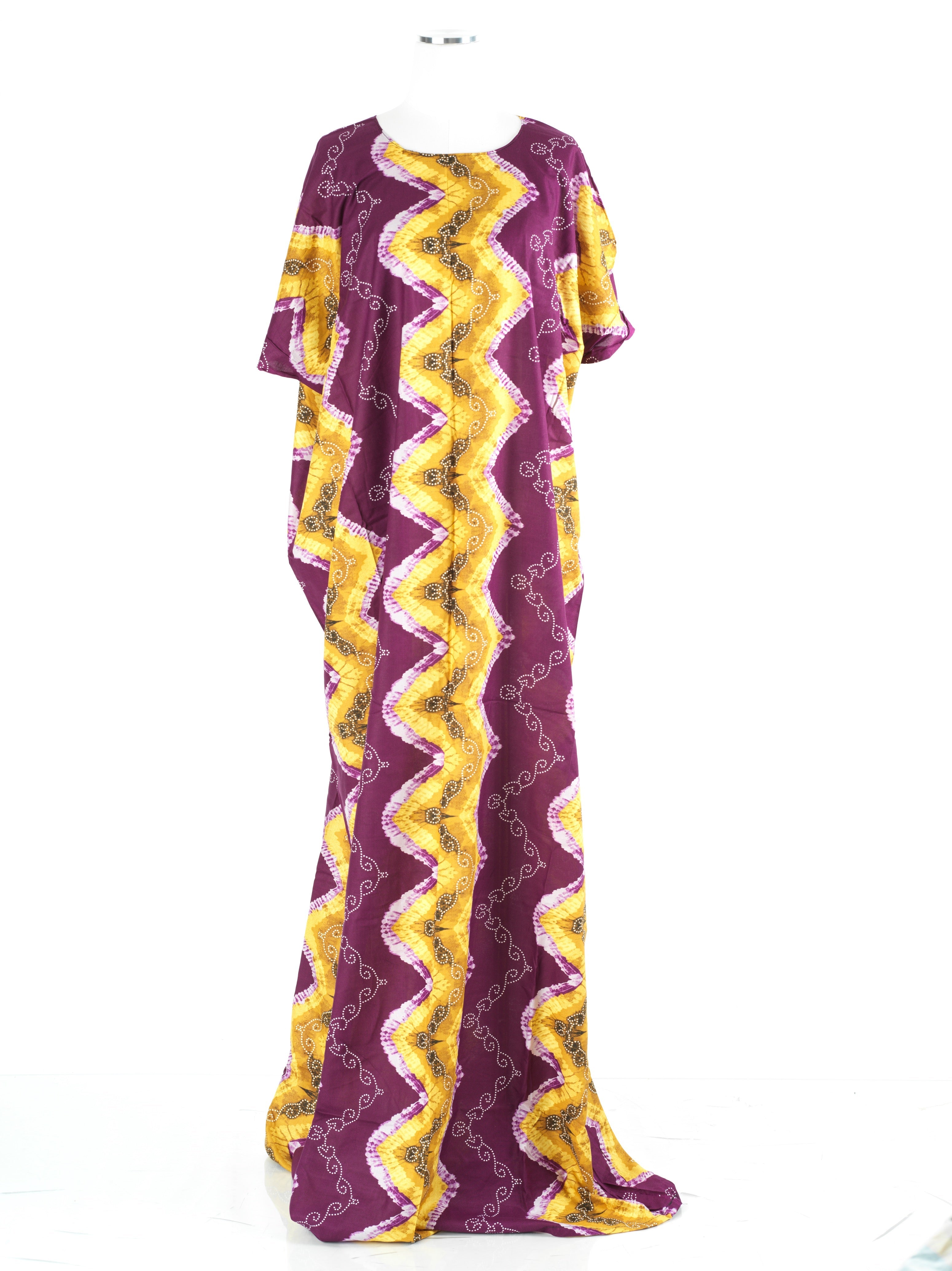 Norah Plum Print Maxi Dress