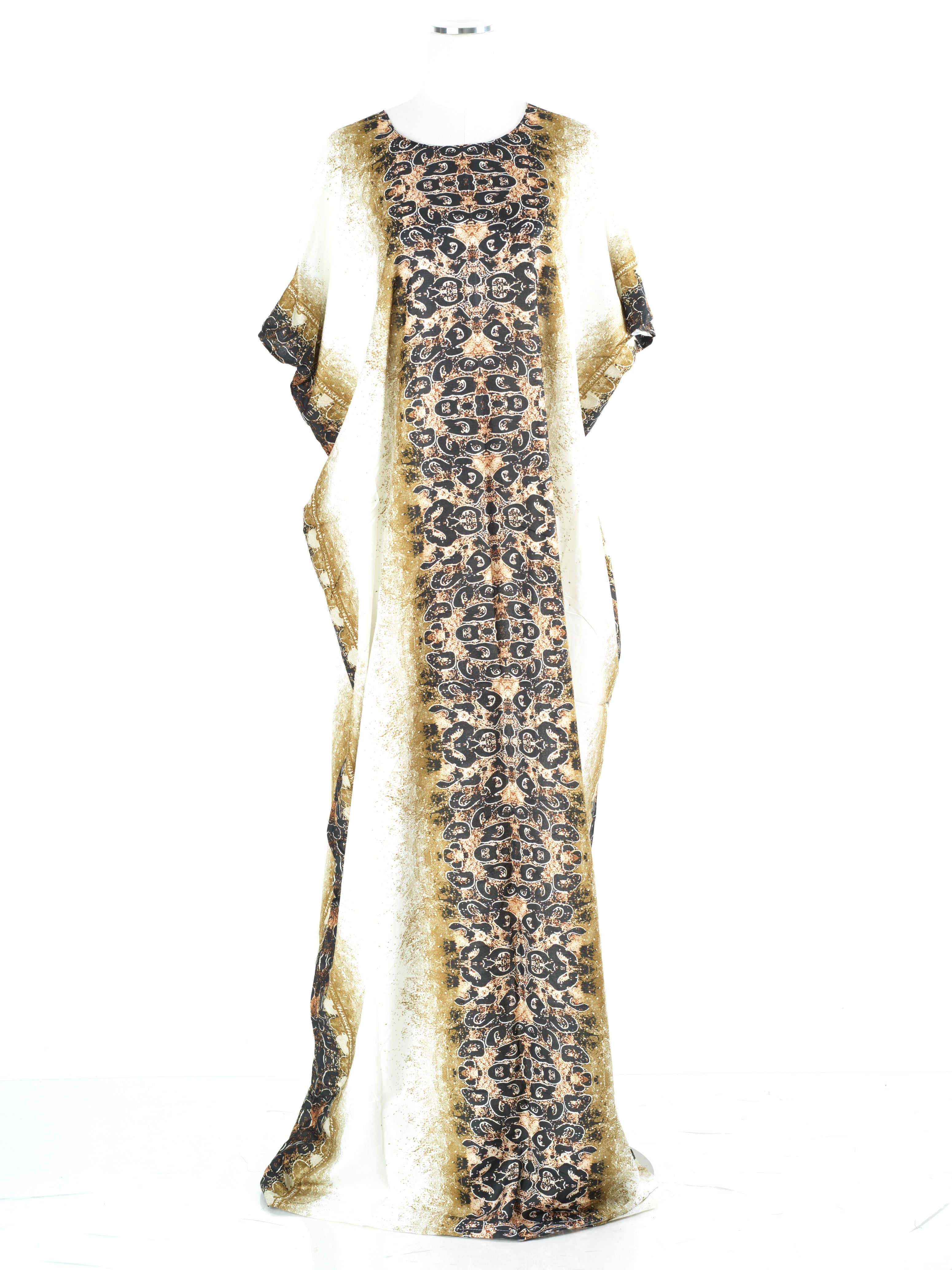 Rafferty Olive Green Print Maxi Dress