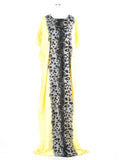 Ondine Yellow Print Maxi Dress