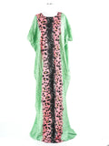 Petra Green/pinkish Print Maxi Dress