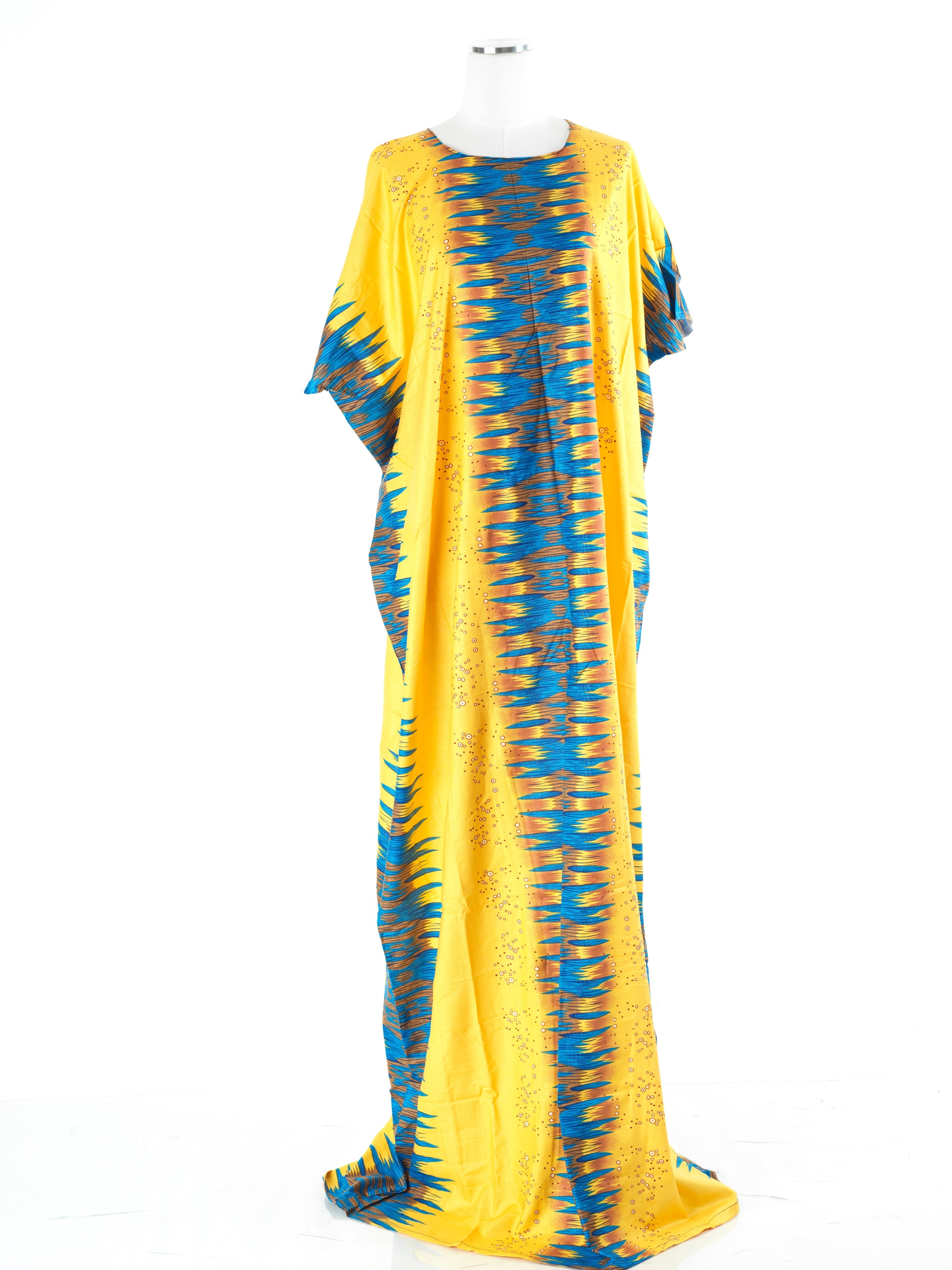 Opaline Light Blue Print Maxi Dress