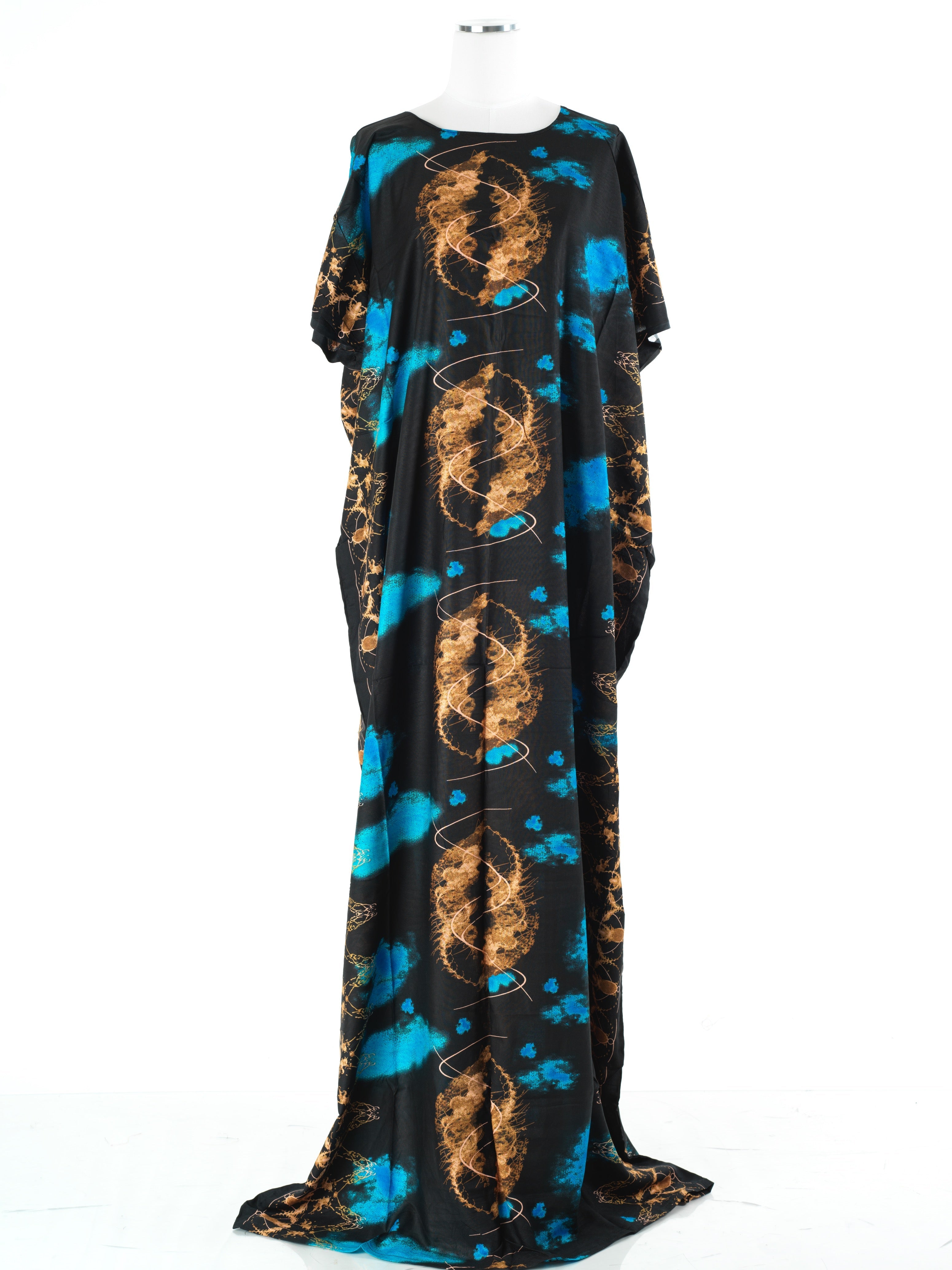 Ramona Black Print Maxi Dress