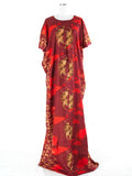 Ramona Red Print Maxi Dress