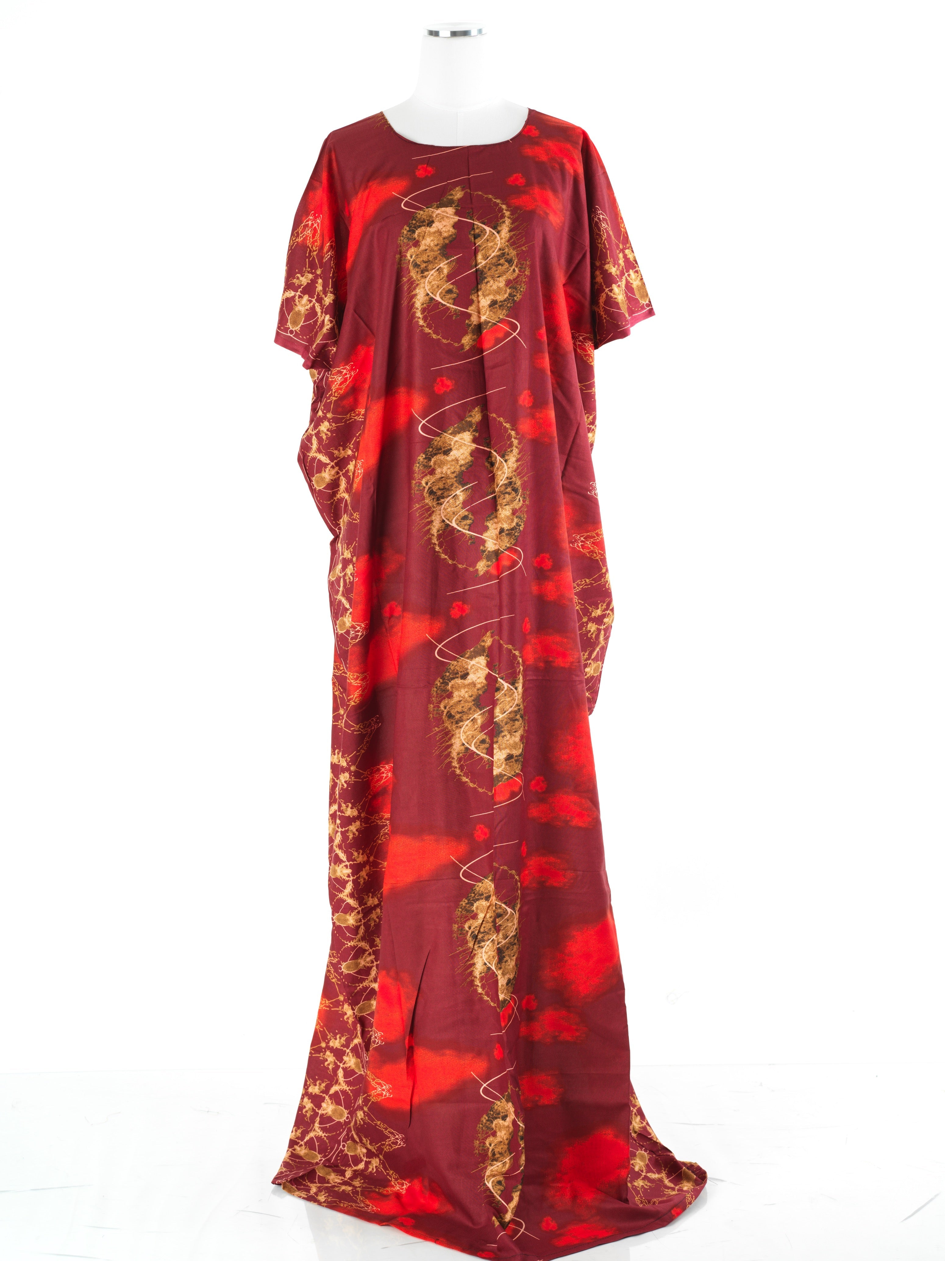 Ramona Red Print Maxi Dress