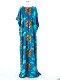 Ramona Blue Print Maxi Dress