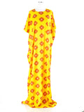 Rosabel Yellow Print Maxi Dress
