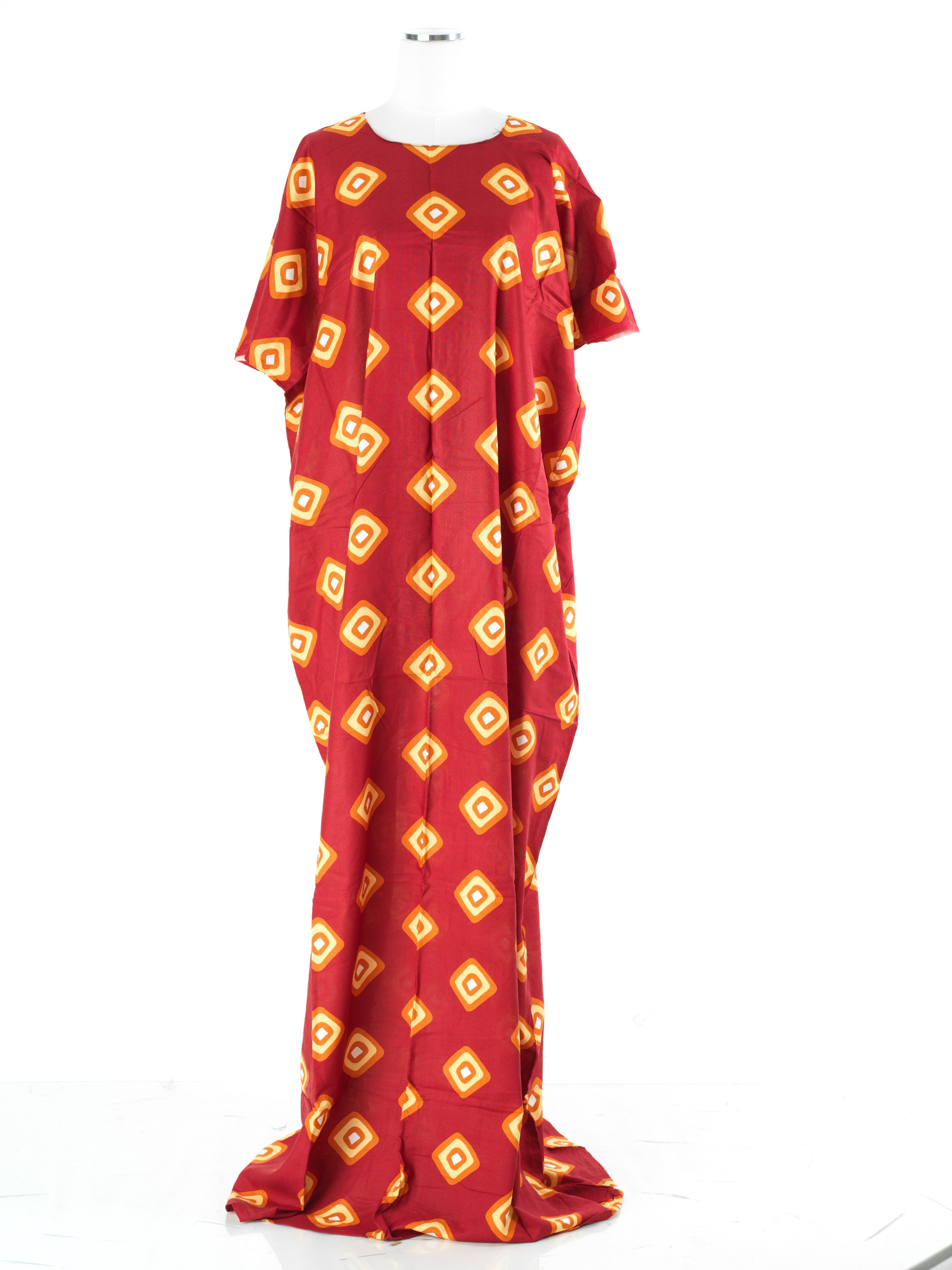 Rosabel Red Print Maxi Dress