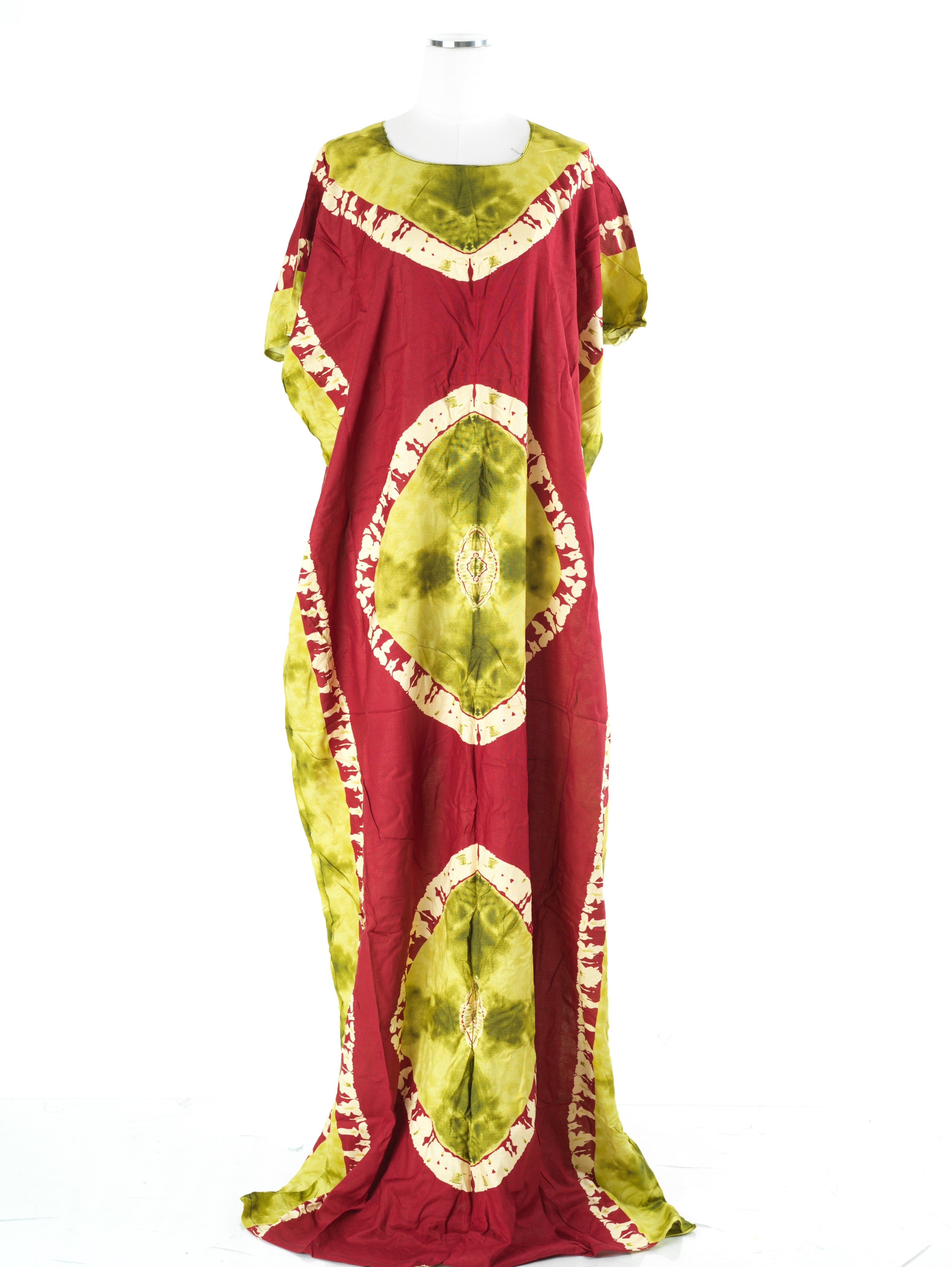 Sabelle Red/olive Print Maxi Dress