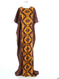 Romilly Brown Print Maxi Dress