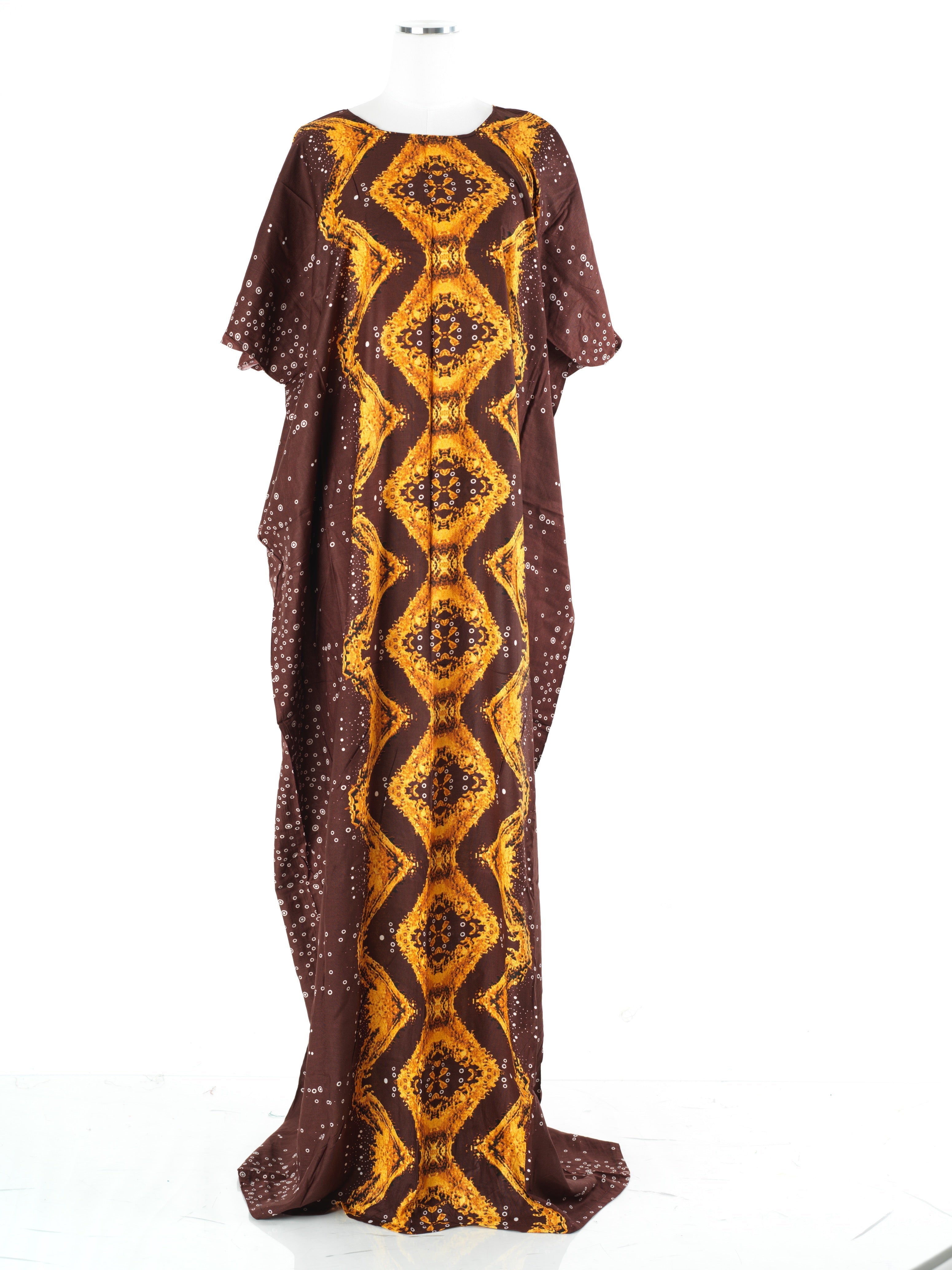 Romilly Brown Print Maxi Dress