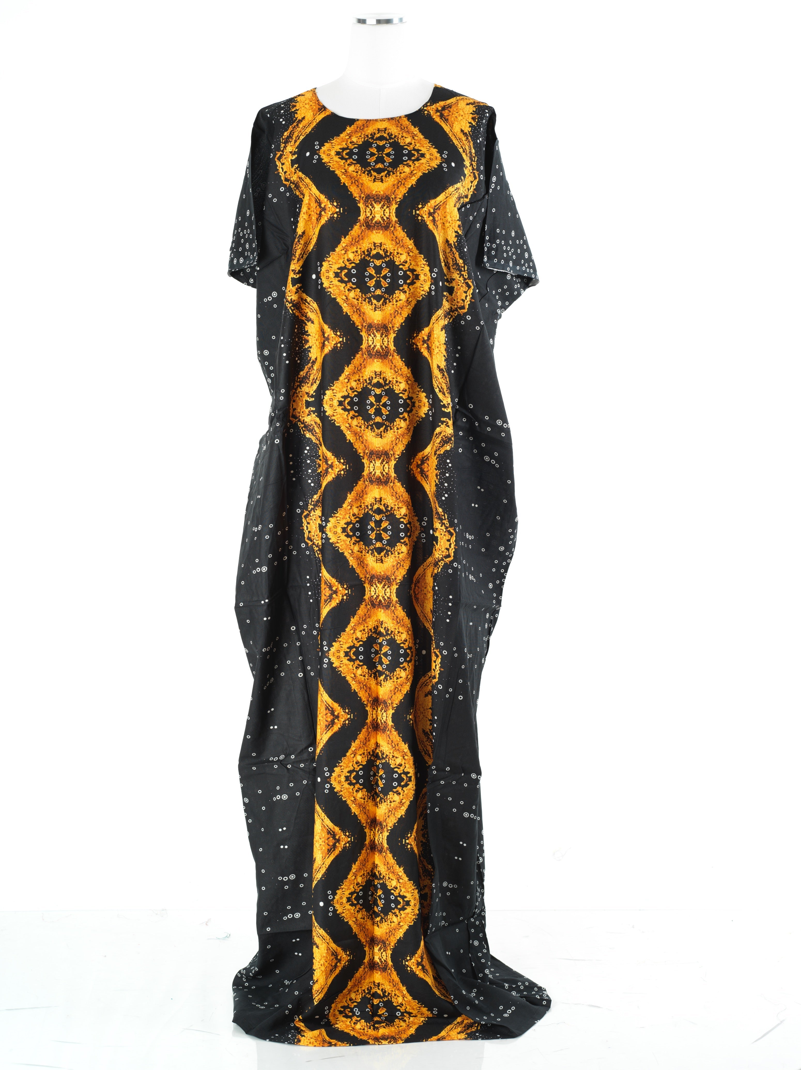 Romilly Black Print Maxi Dress