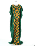 Romilly Green Print Maxi Dress