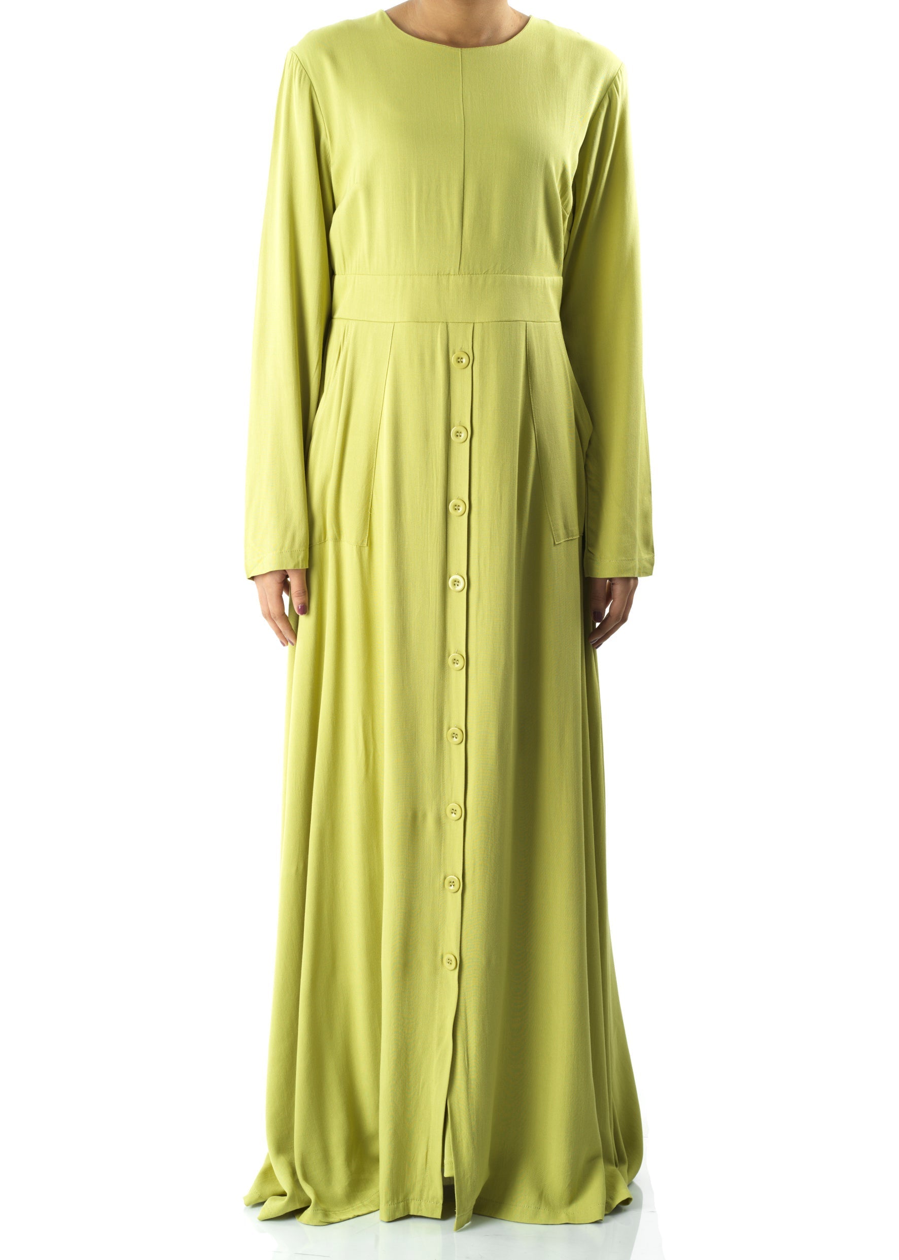 Fenwick Apple Button-Down Modal Maxi Dress