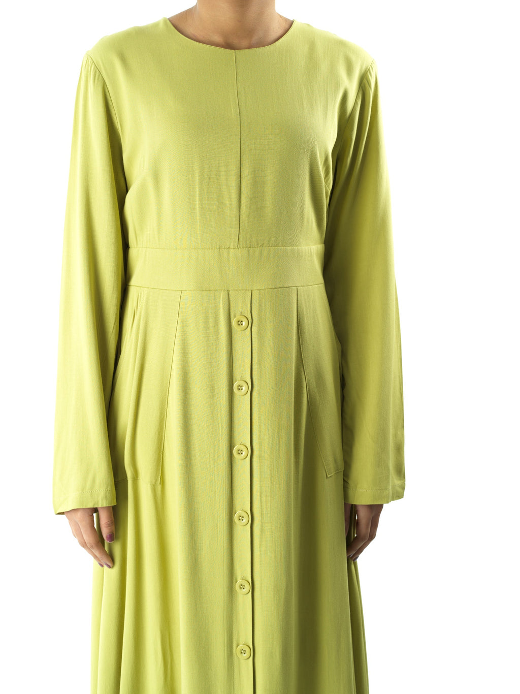 Fenwick Apple Button-Down Modal Maxi Dress