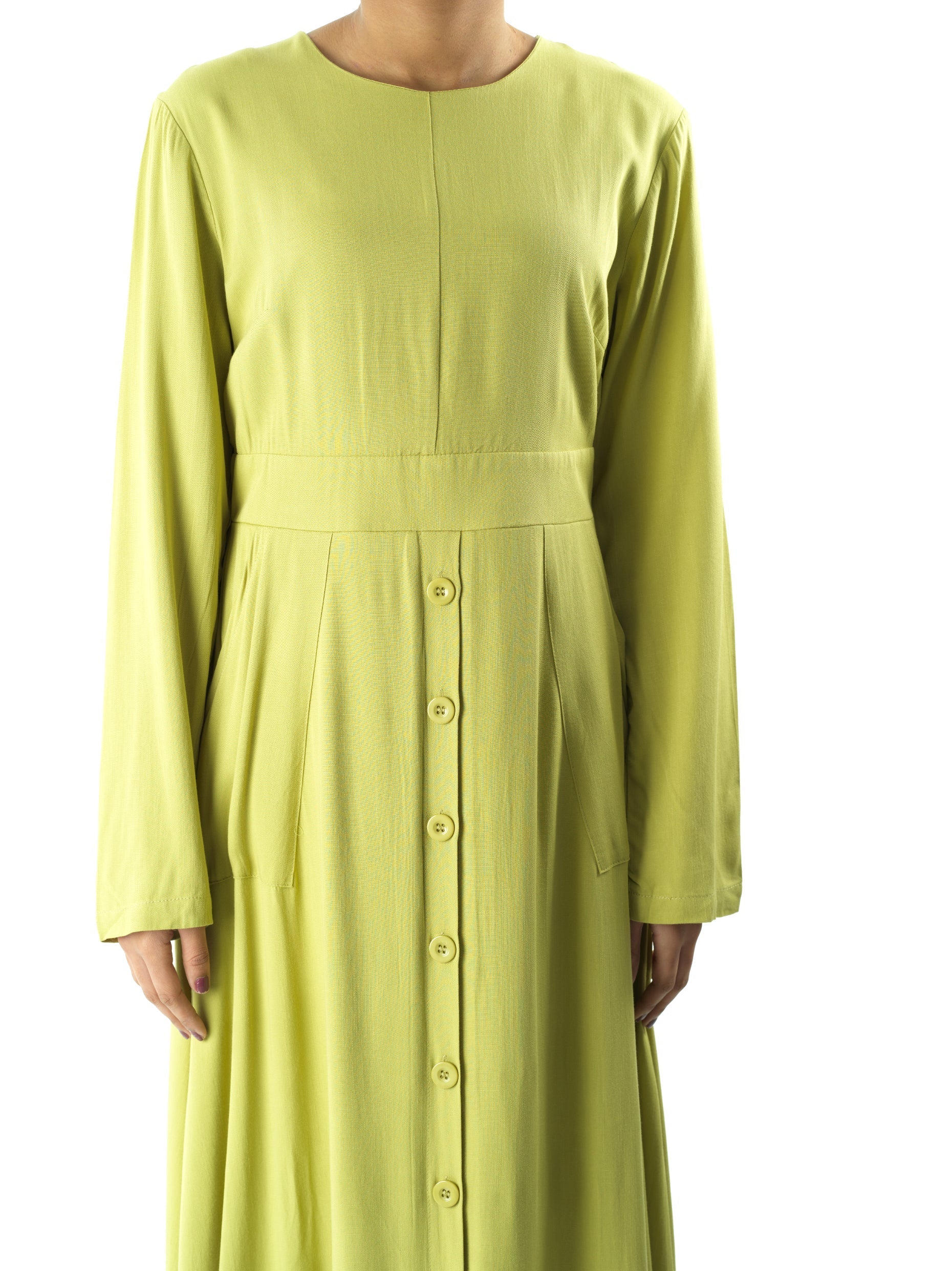 Fenwick Apple Button-Down Modal Maxi Dress