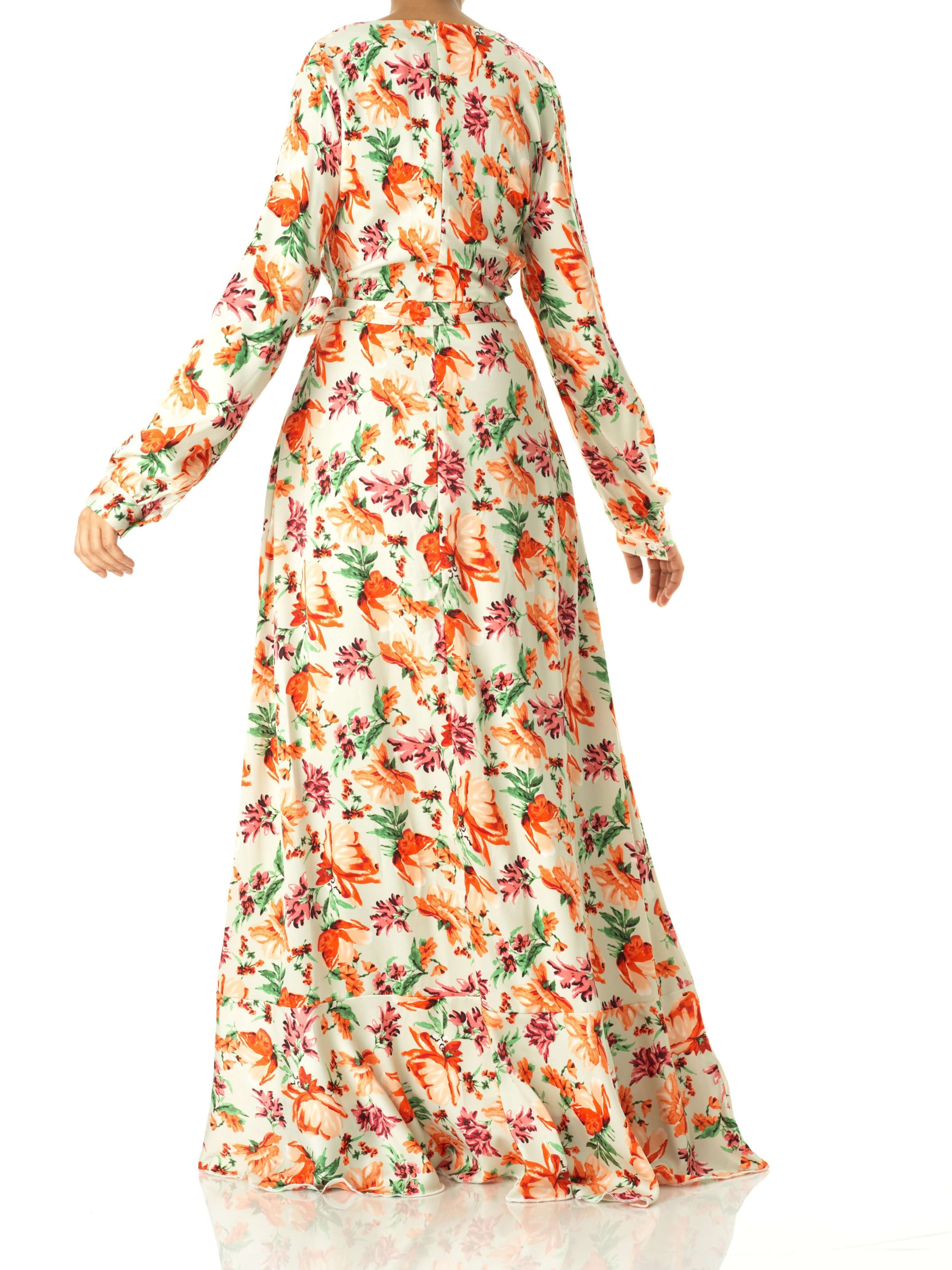 Odette Amina Wrapped Satin Dress