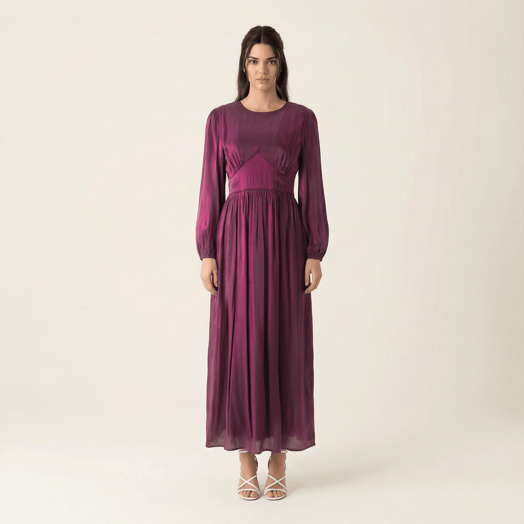 Anwen Zaytoon Shimmer Maxi Dress
