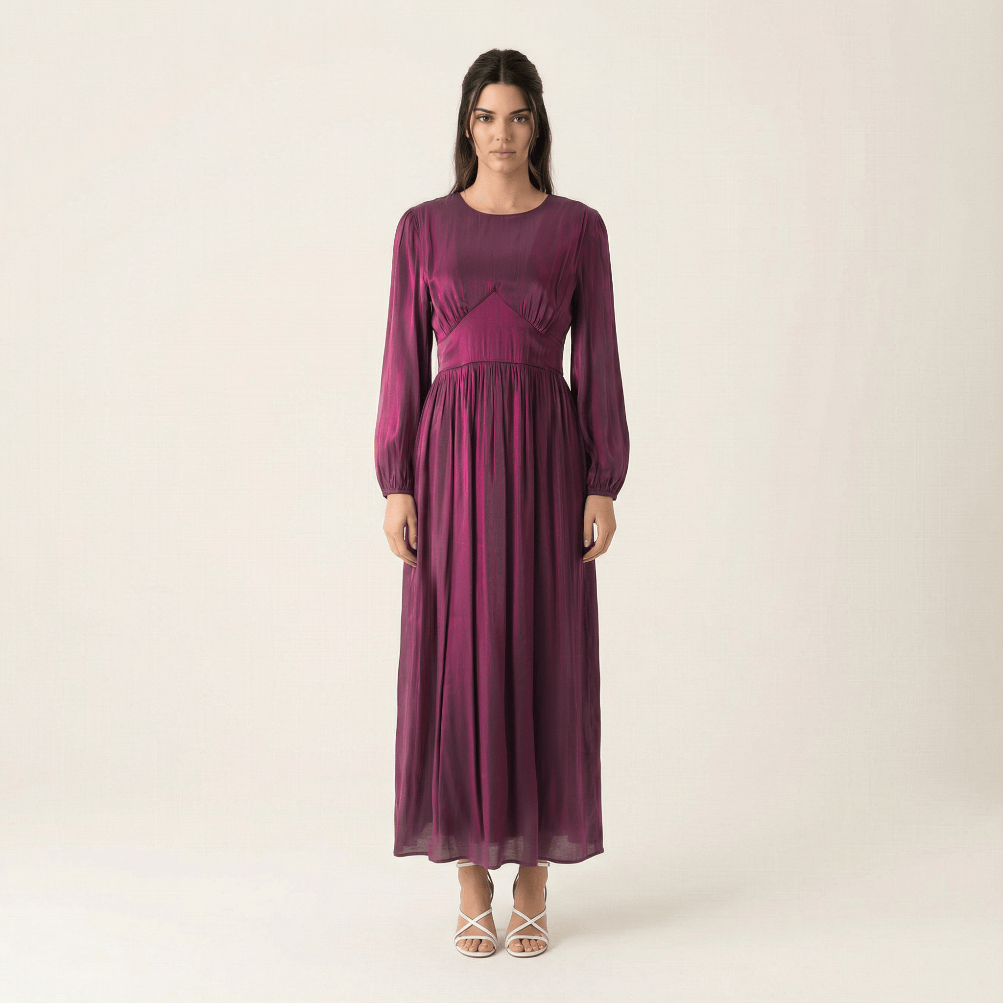 Anwen Zaytoon Shimmer Maxi Dress