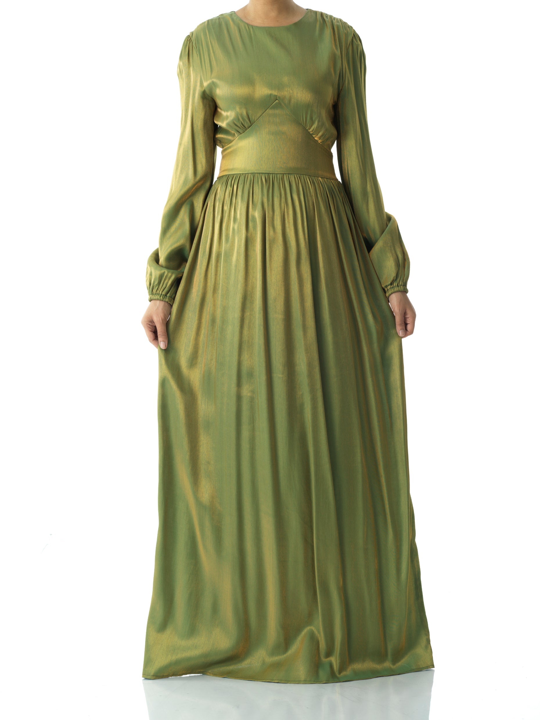 Anwen Zaytoon Shimmer Maxi Dress