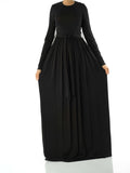 Reeve Black Cotton-Candy Jersey Maxi Dress