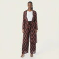 Eliza Black Palazzo Trouser Matching Set