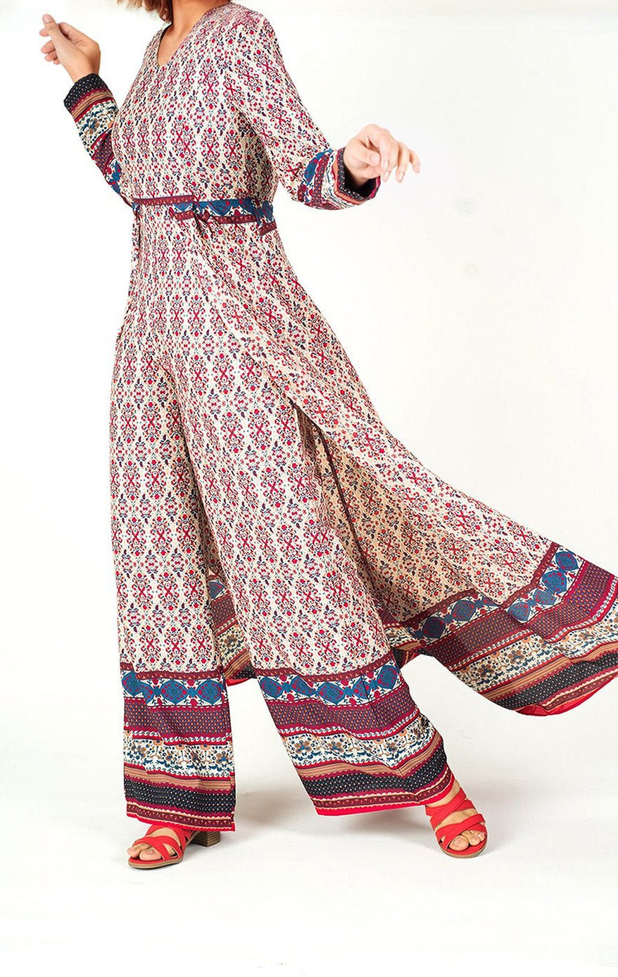 Maya Bohemian Print Playsuit Maxi