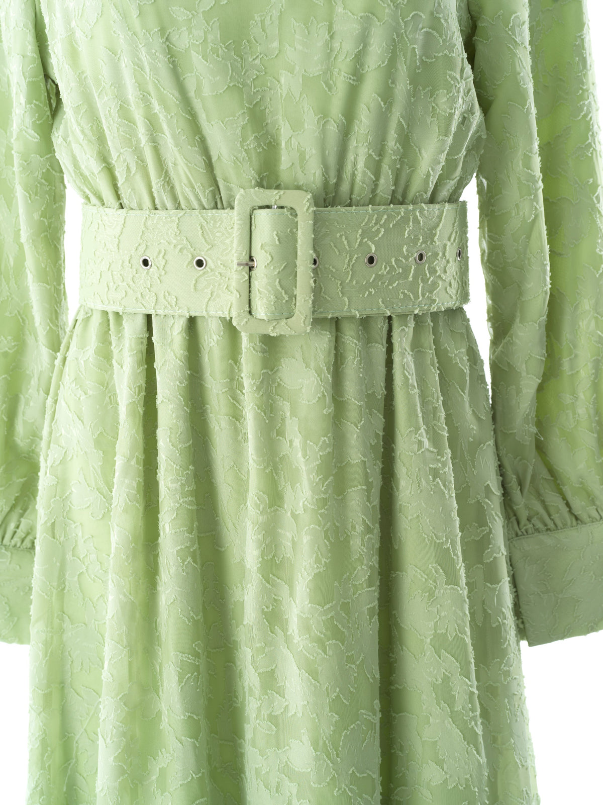 Cortland Sage Burnout Floral Maxi Dress