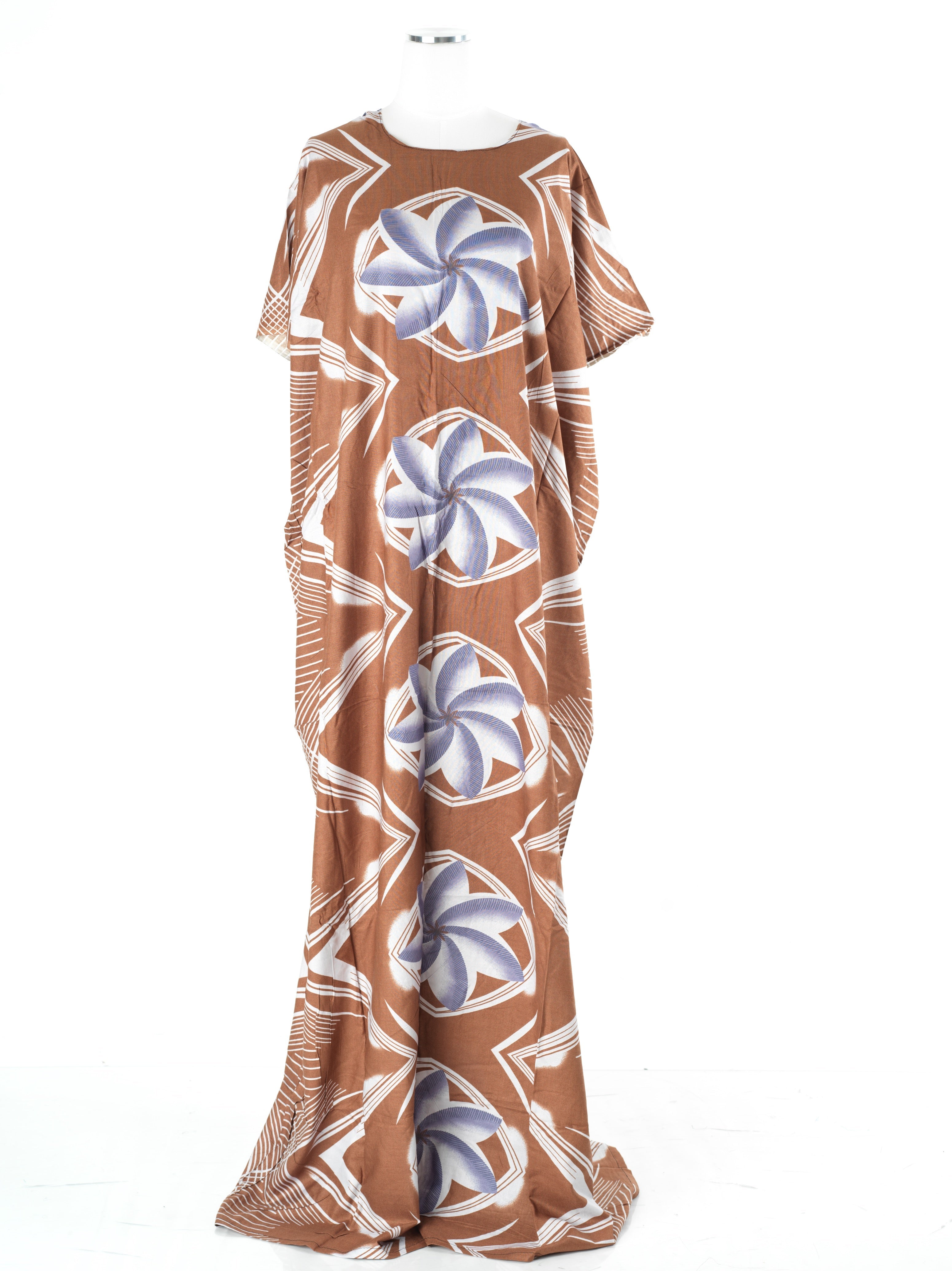 Larkin Caramel Print Maxi Dress