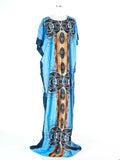 Anouk Cerulean Print Maxi Dress