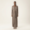 Belle Chestnut Jersey Maxi & Cardigan Set