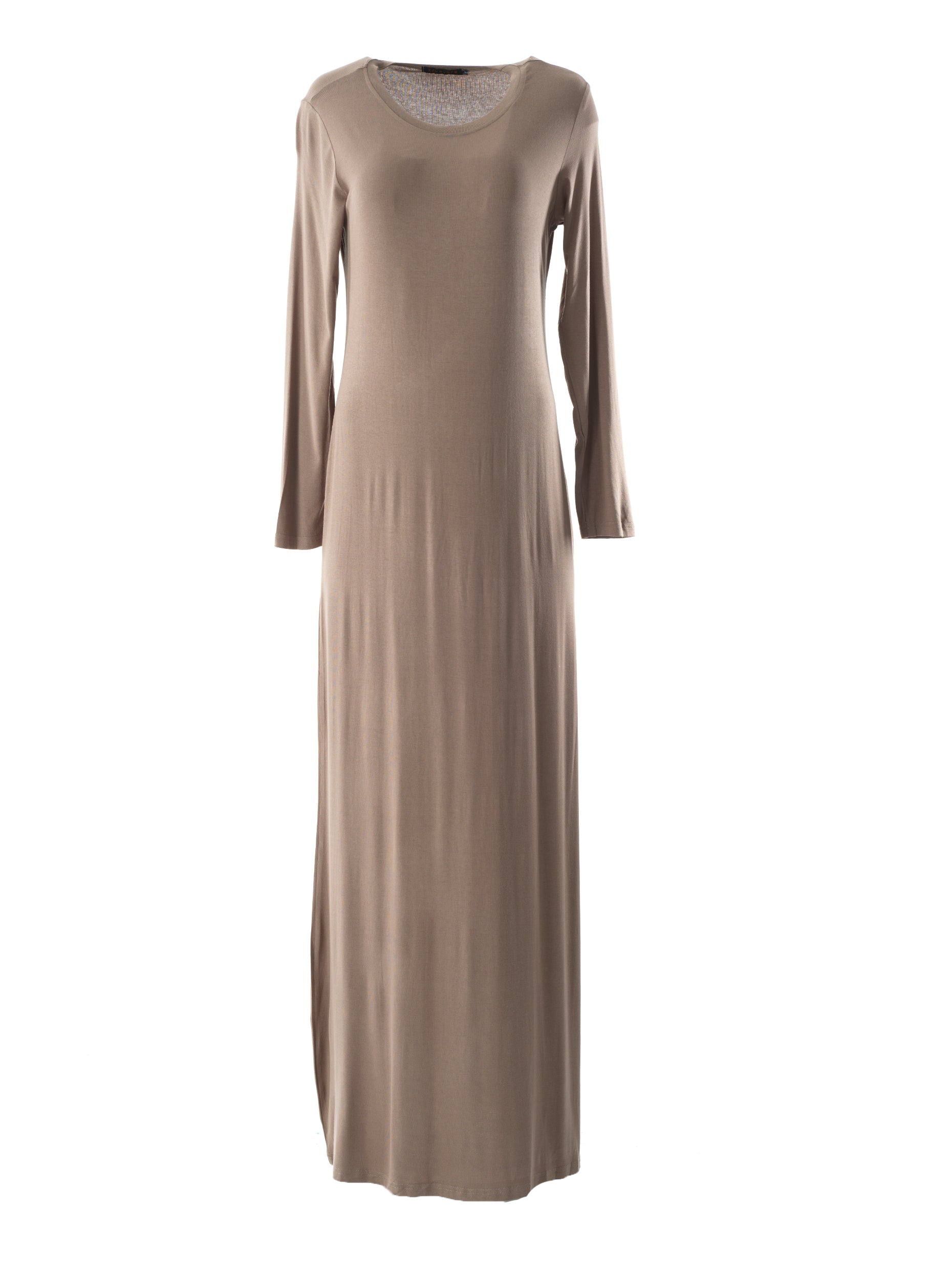 Belle Chestnut Jersey Maxi & Cardigan Set