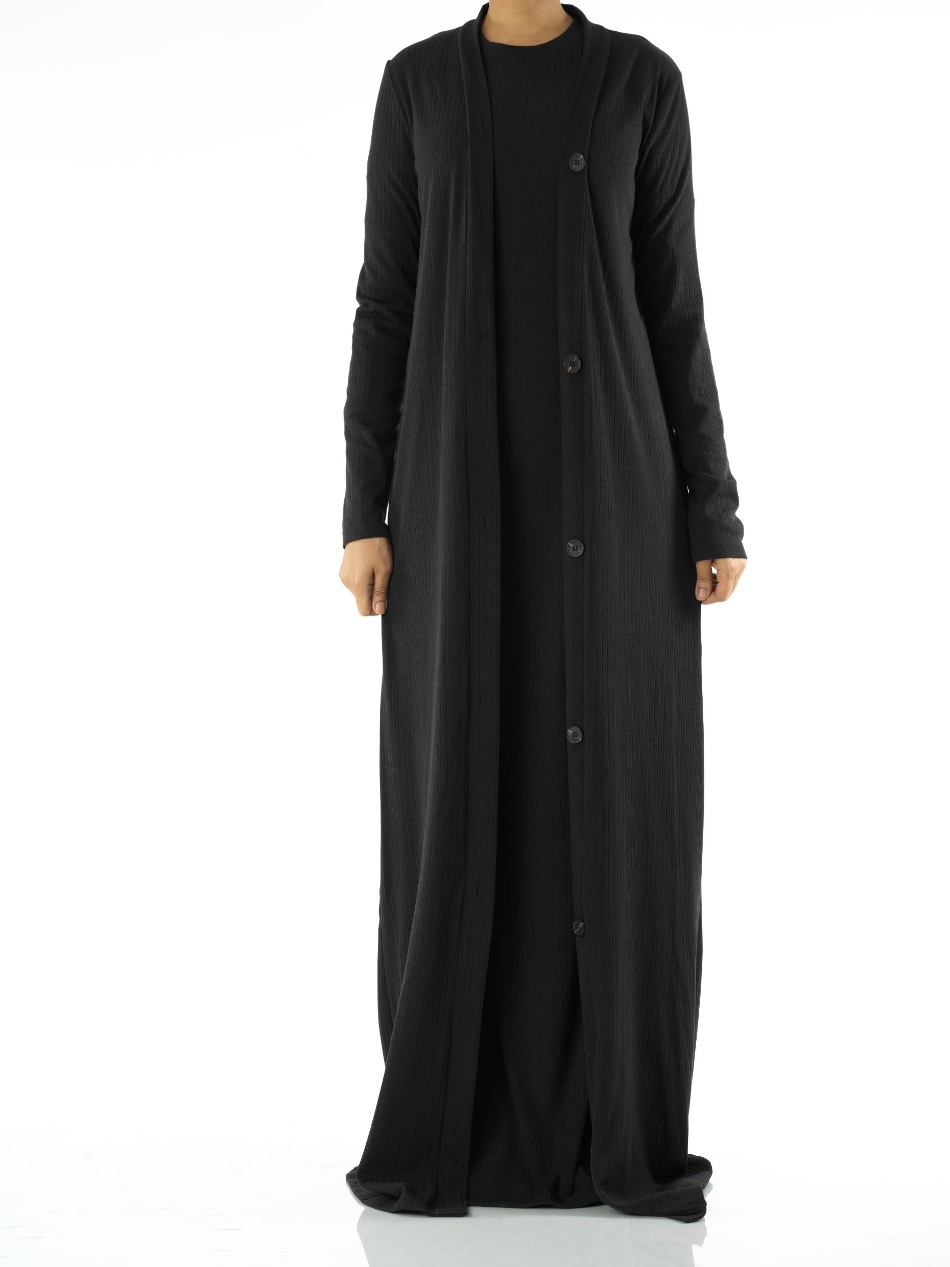 Tamsin Black Two-Piece Maxi Dress Set