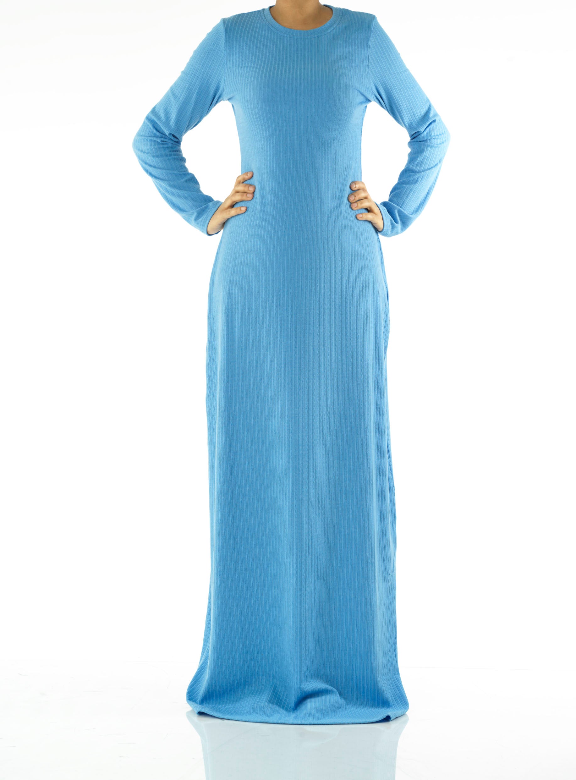 Tamsin Blue Two-Piece Maxi Dress Set