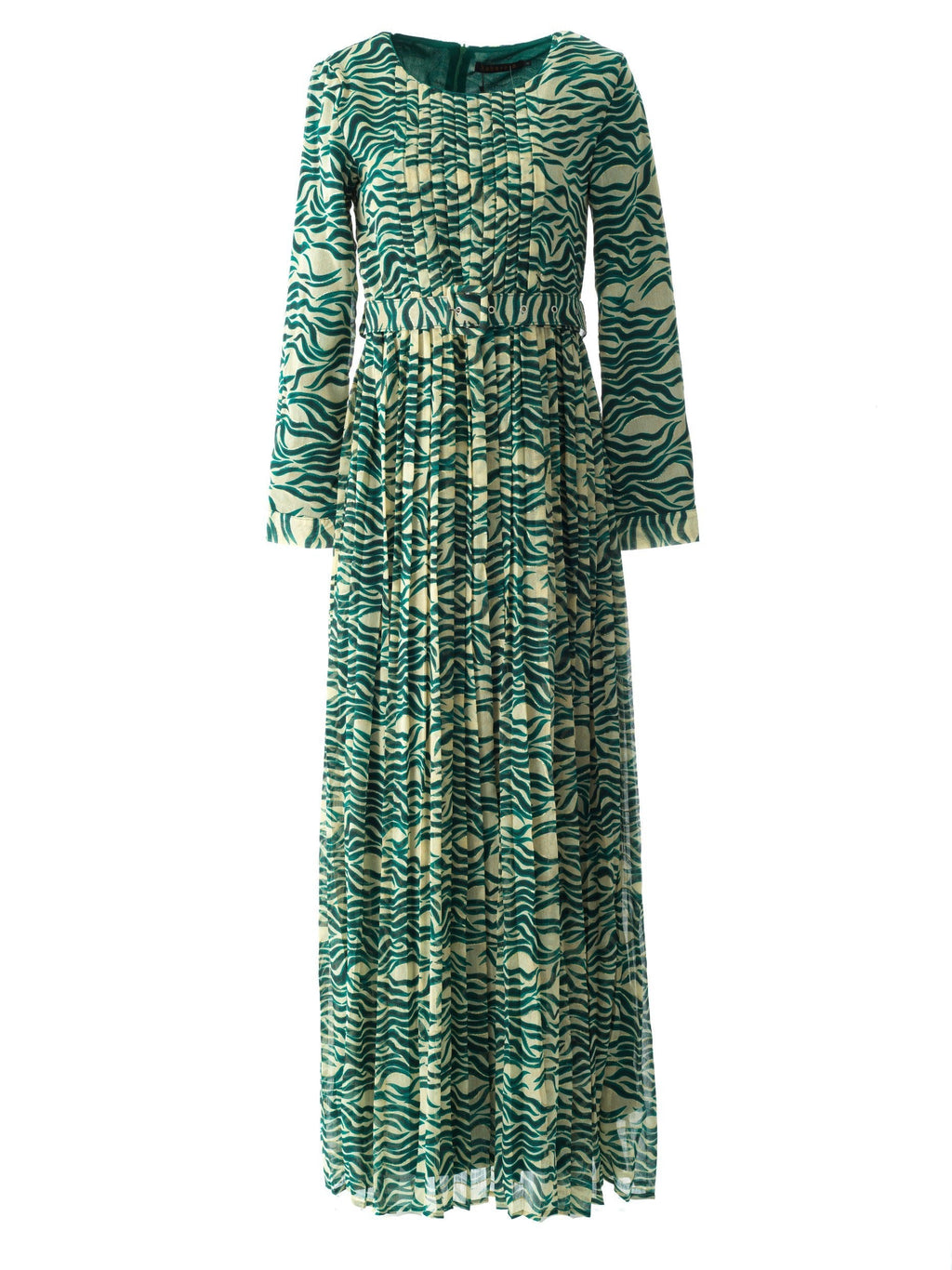Avianna Karima Silk-Chiffon Shimmer Maxi Dress