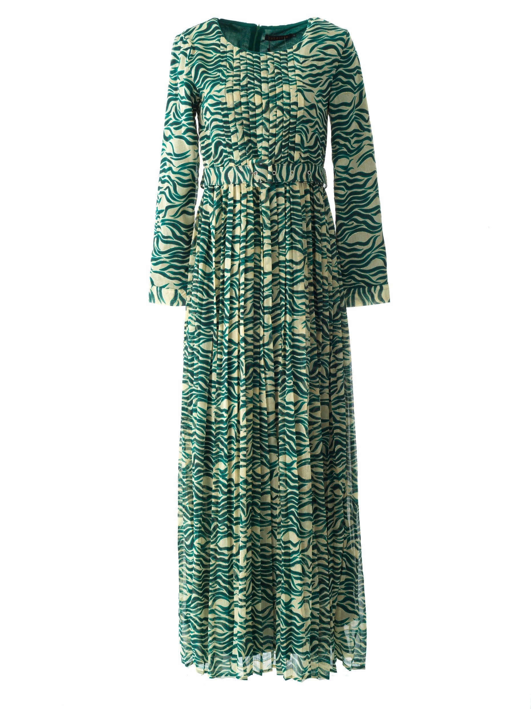Avianna Karima Silk-Chiffon Shimmer Maxi Dress