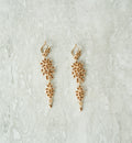 Quill Queen Crystal Floral Earrings