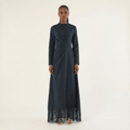 Wrenna Deep Fringe-Detail Maxi Dress