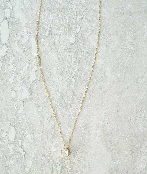 Birdie Diamond Gold Pendant Necklace