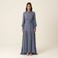 Noelle Dusty Chiffon Shirt Dress