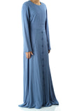 Fenwick Dusty Button-Down Modal Maxi Dress