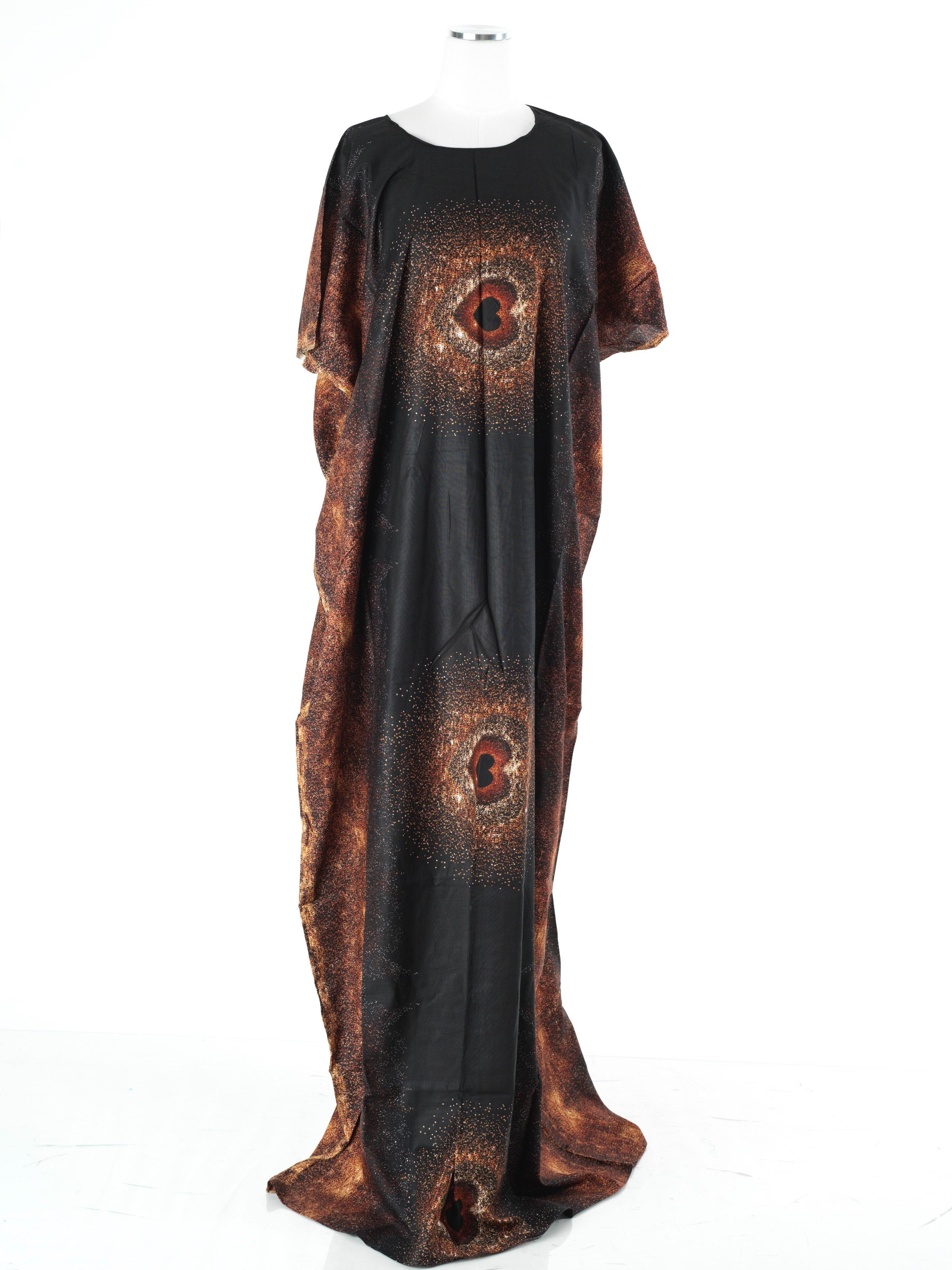 Yara Ember Print Maxi Dress