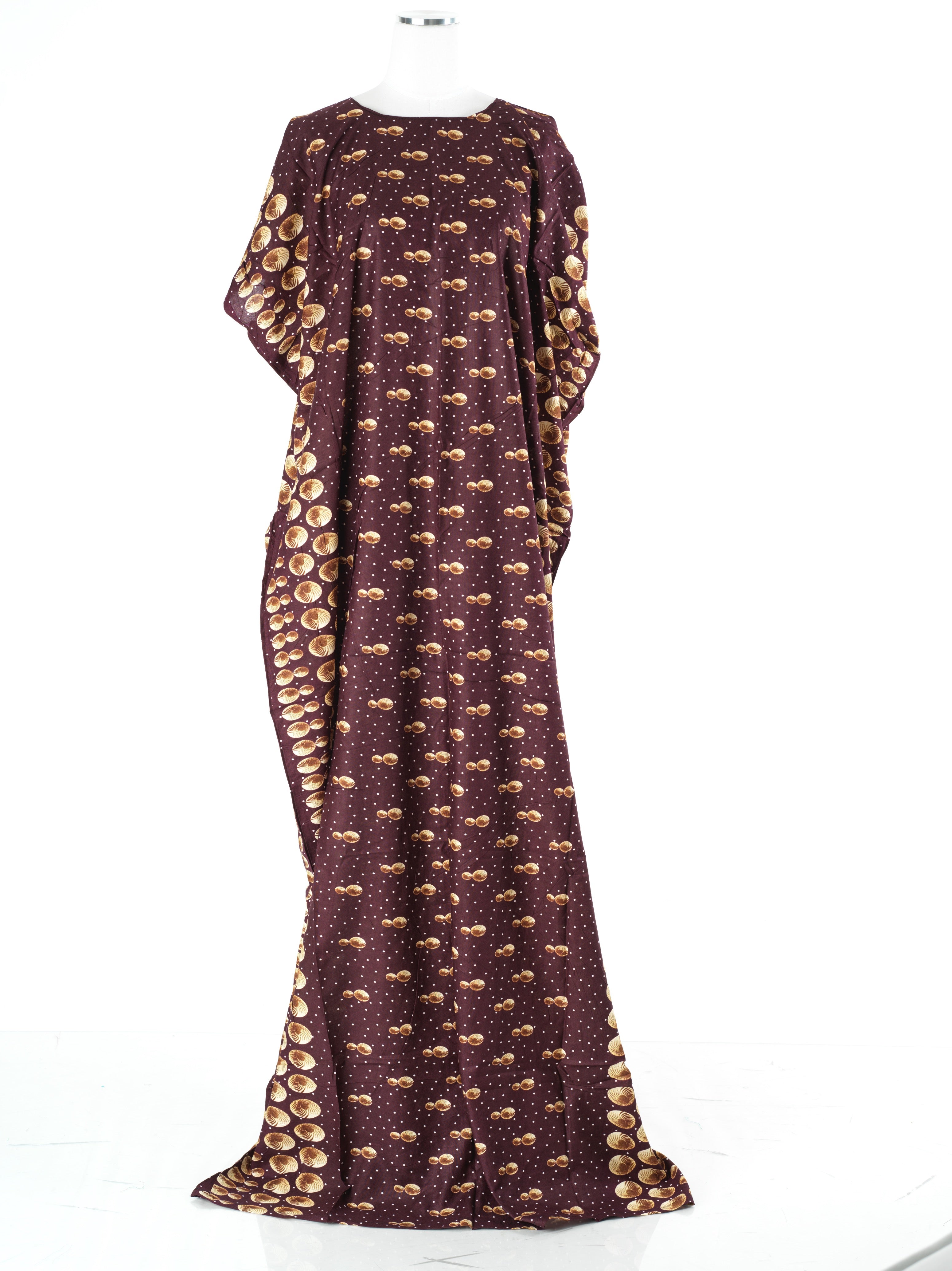 Zephine Garnet Print Maxi Dress