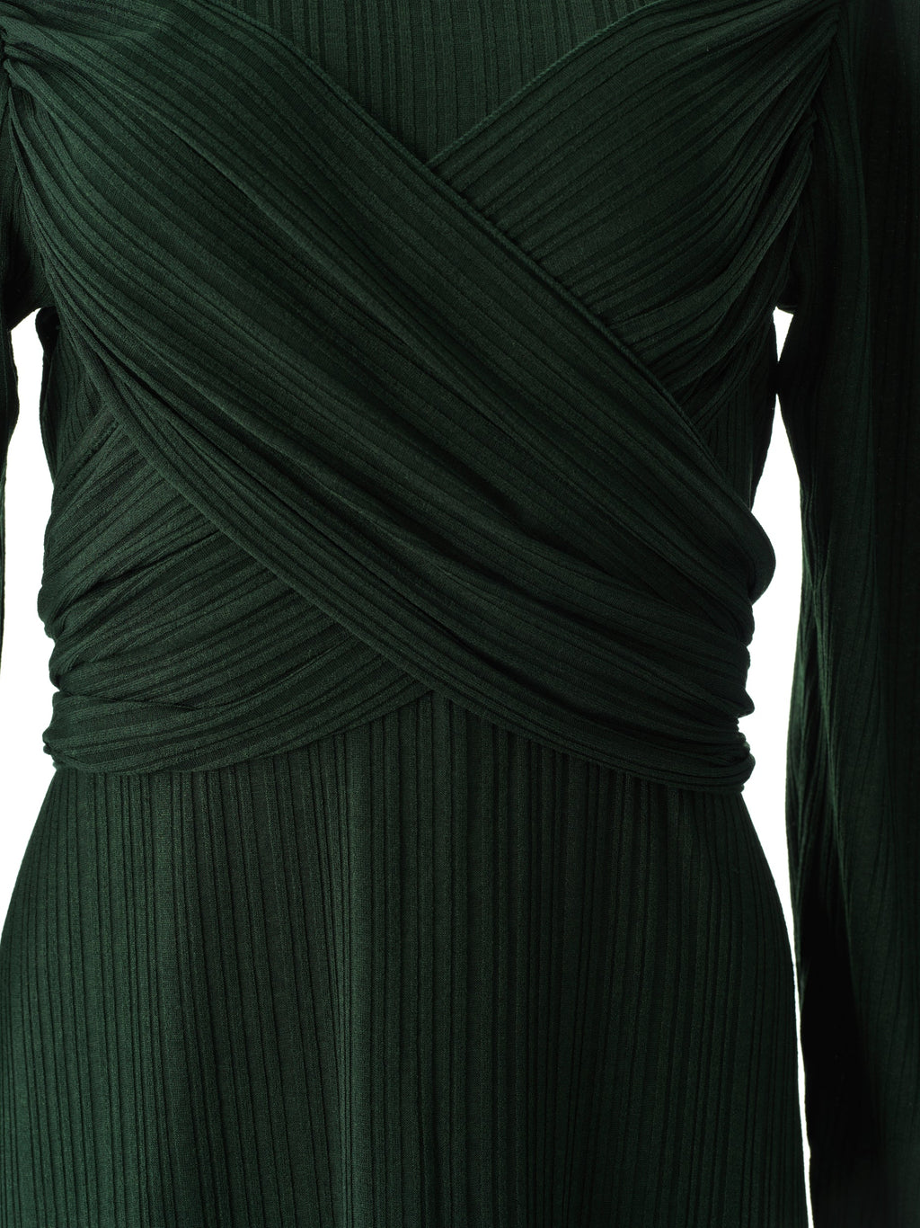 Zora Hunter Ribbed Long-Sleeve Maxi Dress