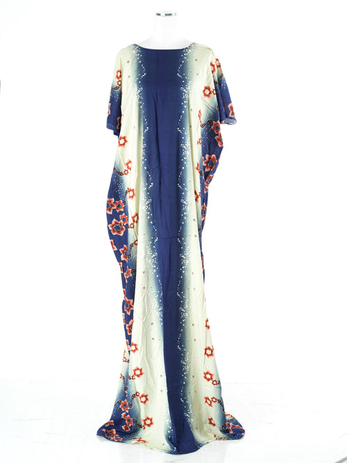 Alistair Indigo Print Maxi Dress