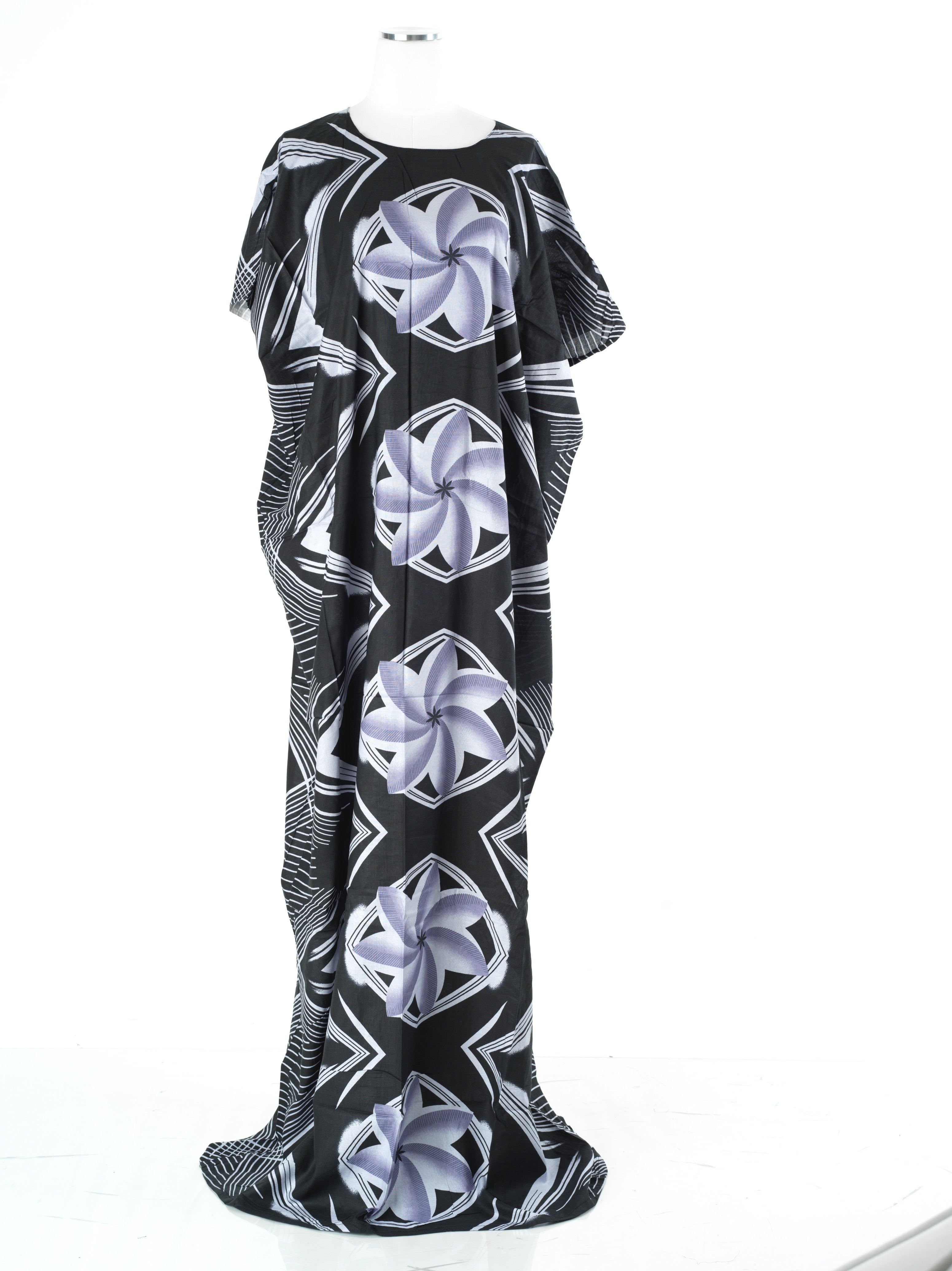 Oakes Ink Print Maxi Dress