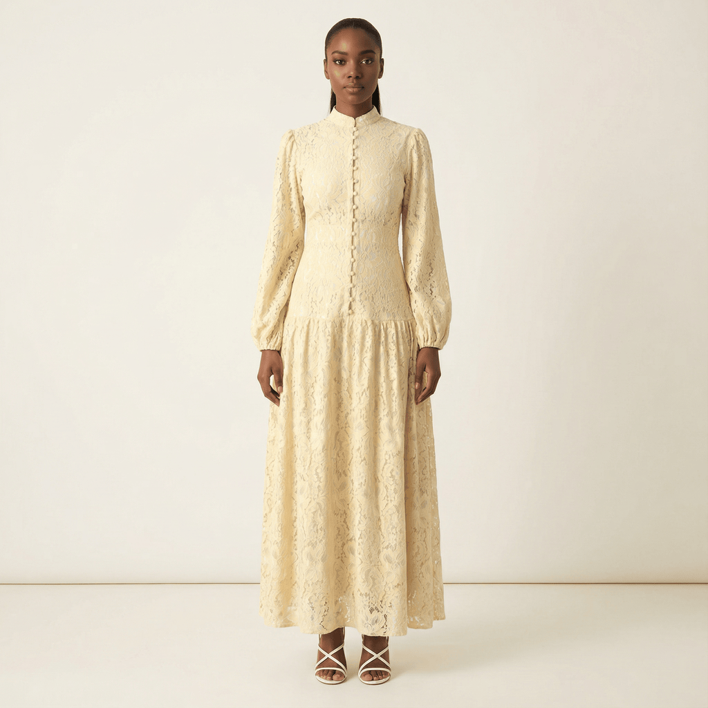 Rosie Coquette Lace Maxi Dress