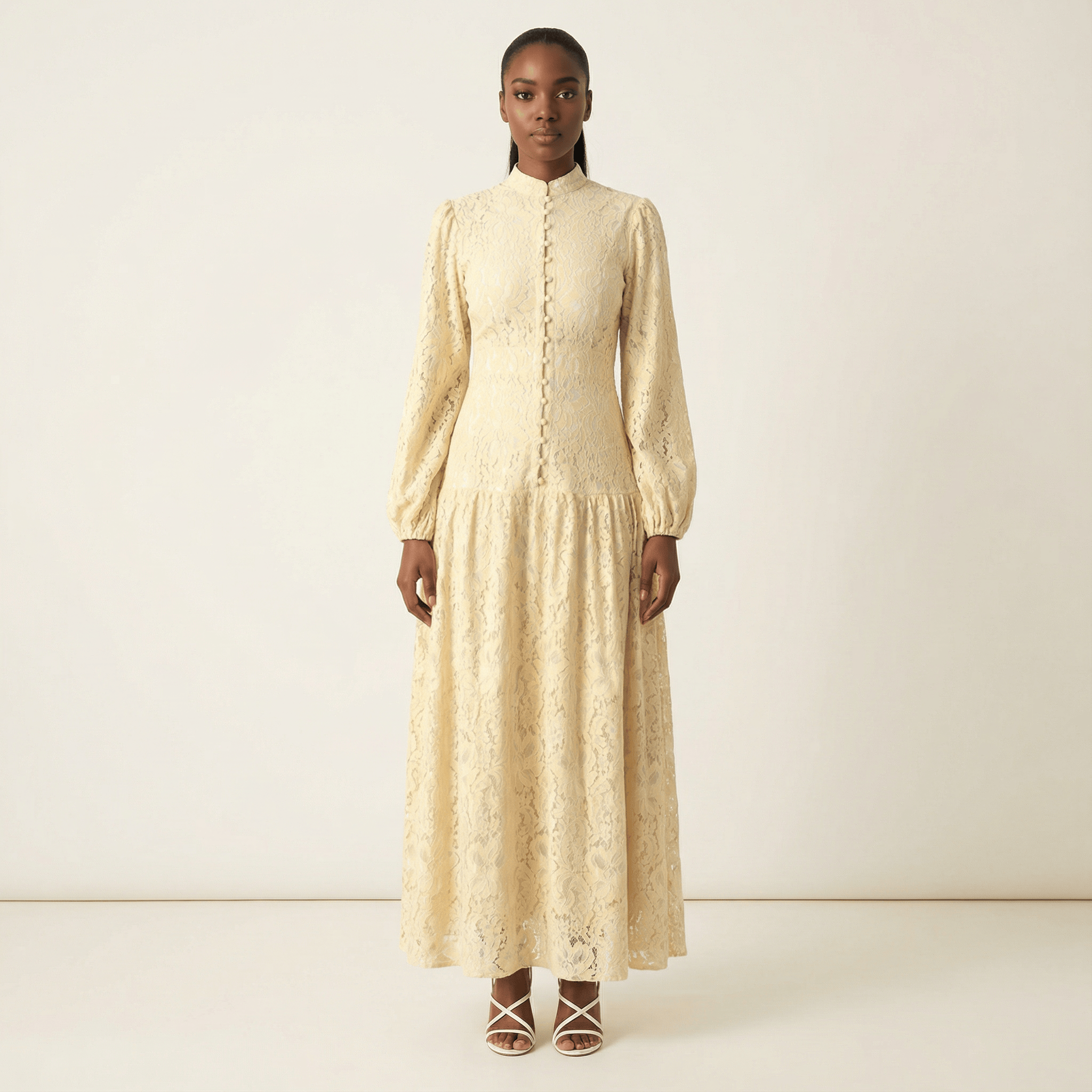 Rosie Coquette Lace Maxi Dress