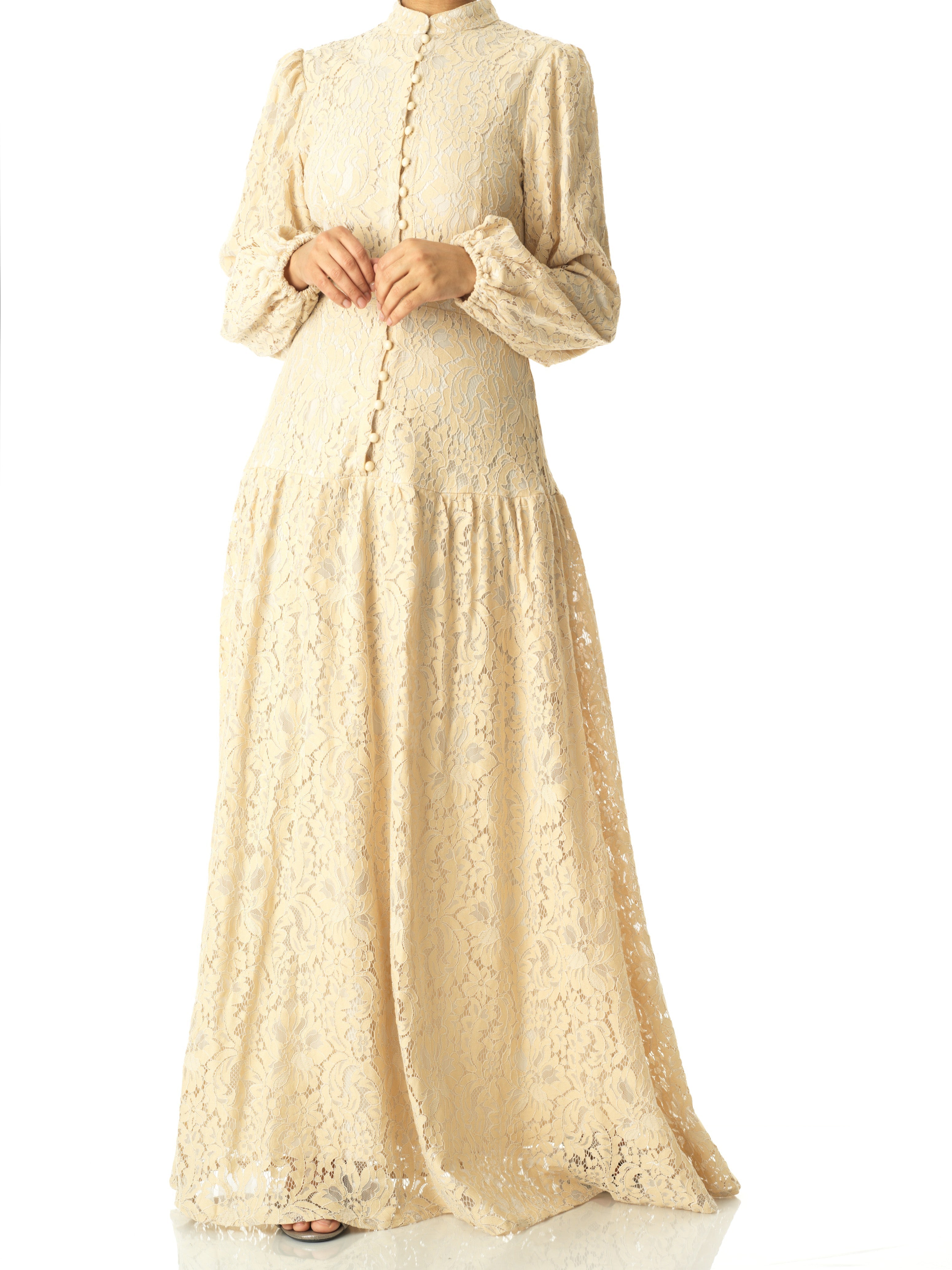Rosie Coquette Lace Maxi Dress