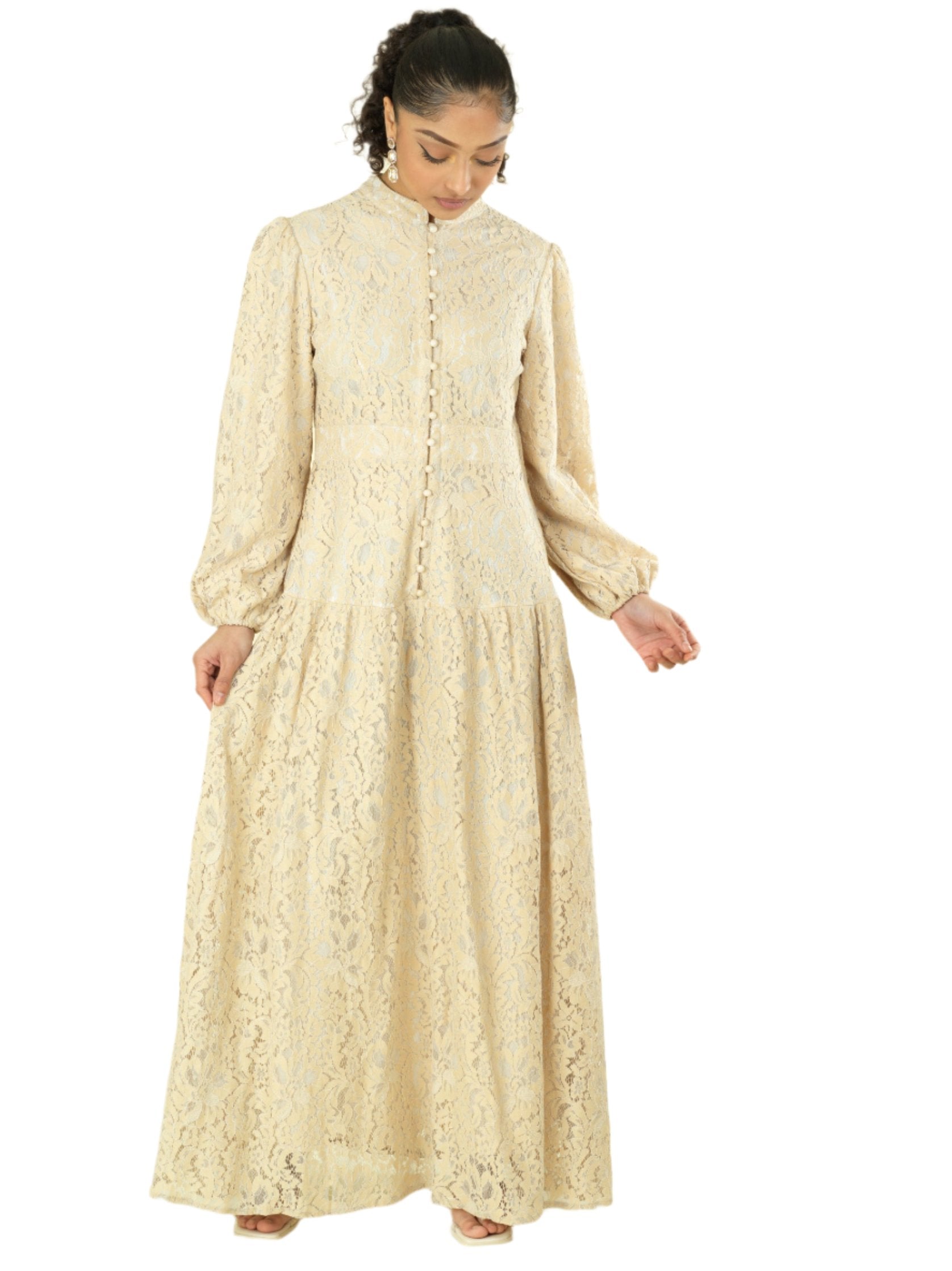 Rosie Coquette Lace Maxi Dress