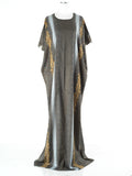 Emerie Khaki Print Maxi Dress